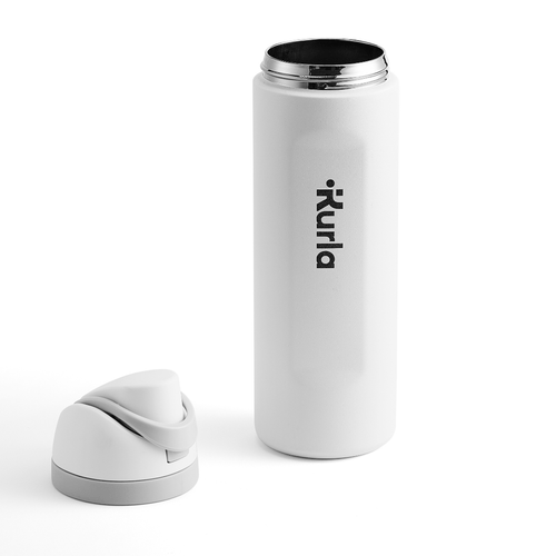 FreeSip Insulated Stainless Steel Water Bottle with Straw